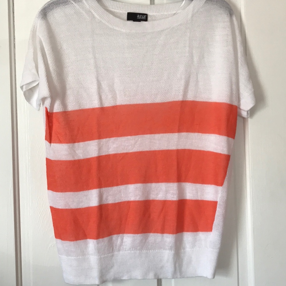 Orange striped top - Picture 2 of 2